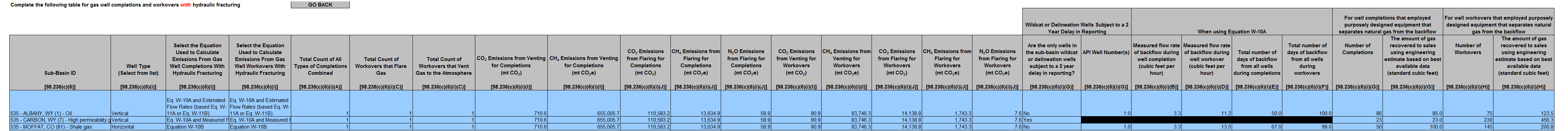 Image of Reporting Requirements for gas well completions and workovers with hydraulic fracturing